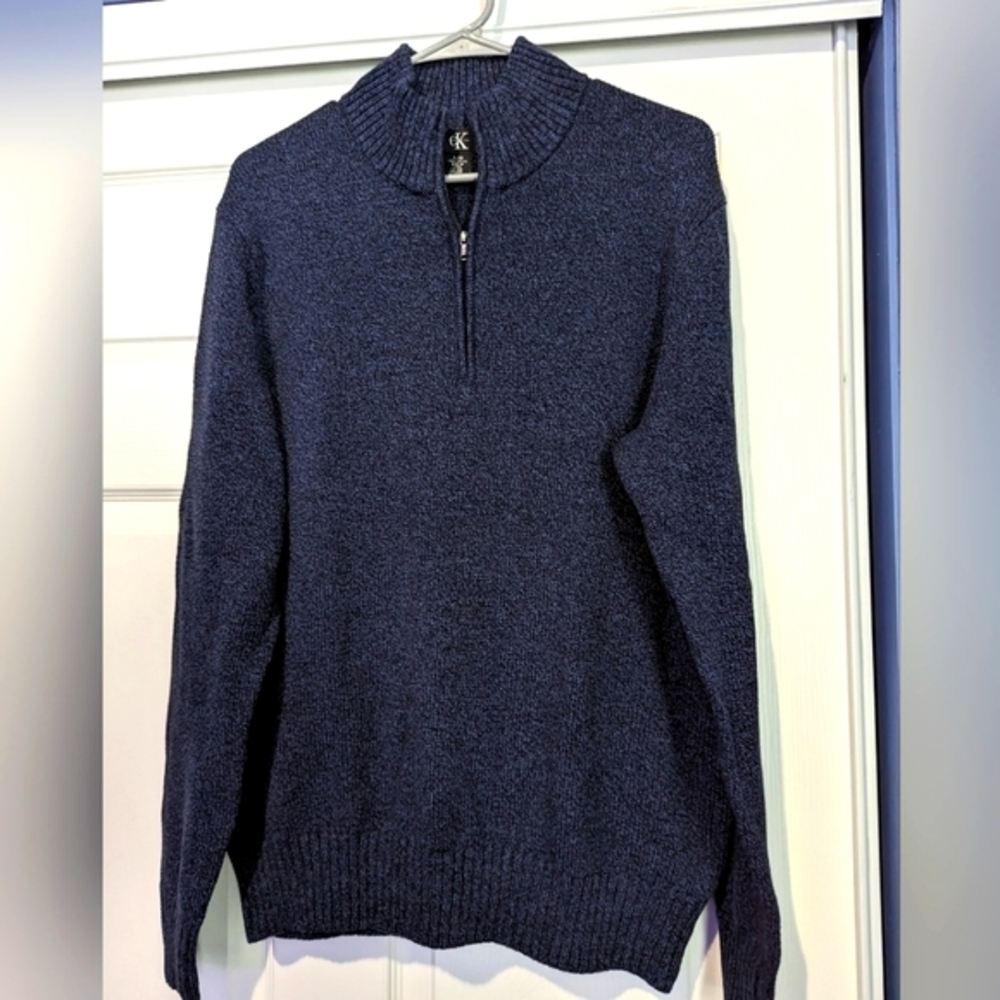 NWOT Calvin Klein 1/4 zip pullover sweater. Men's‎ Large